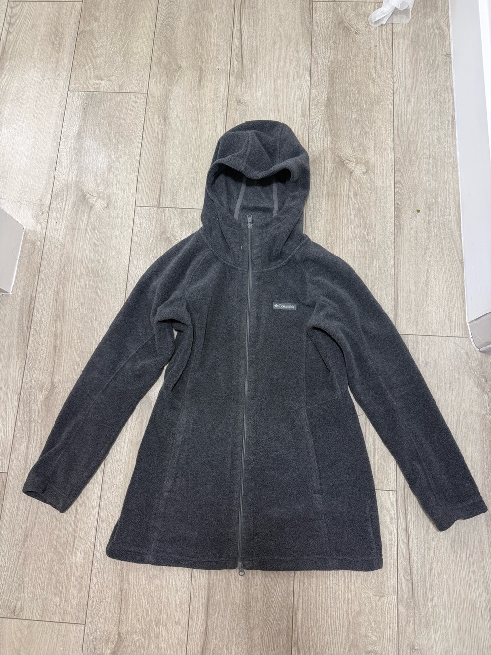 Columbia Women's Hooded Teddy Fleece Jacket - Charcoal Black
